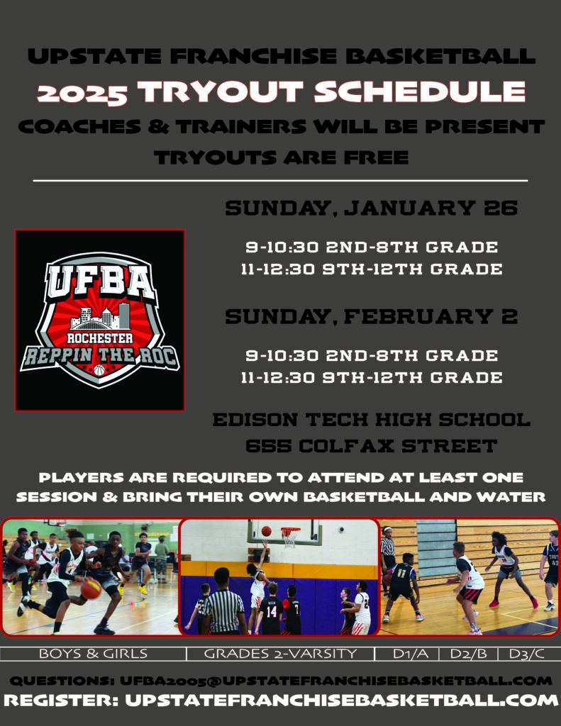 UFBA 2025 TRYOUT POSTER